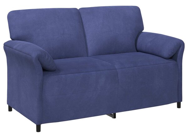 VidaXL Kétüléses Kanapé Rendőrségi kék 158 x 83 x 95 cm Bársony