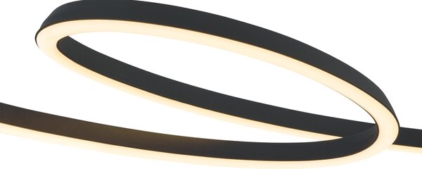 Skandináv függőlámpa fekete 110 cm LED-del, 3 fokozatban dimmelhető - Circuit