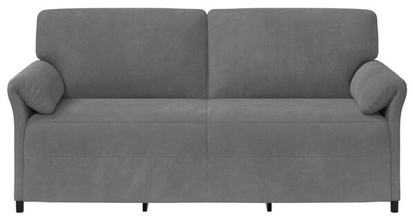 VidaXL 3-Fős kanapé Sötétszürke 198 x 83 x 95 cm Bársony