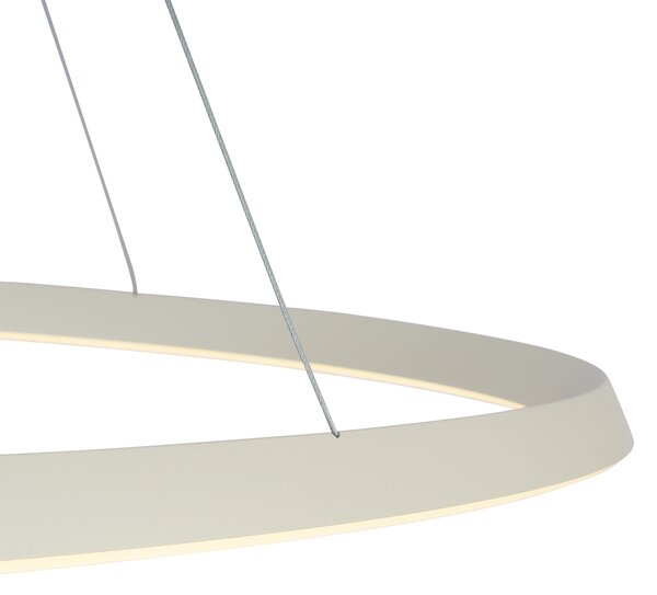 Skandináv függőlámpa bézs 72cm LED-del, 3 fokozatban dimmelhető - Circuit