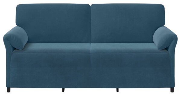 VidaXL 3-Fős kanapé Kék 198 x 83 x 95 cm Bársony