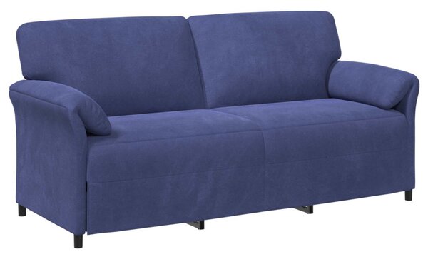 VidaXL 3-Fős kanapé Rendőrségi kék 198 x 83 x 95 cm Bársony