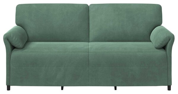 VidaXL 3-Fős kanapé Tengeri Zöld 198 x 83 x 95 cm Bársony