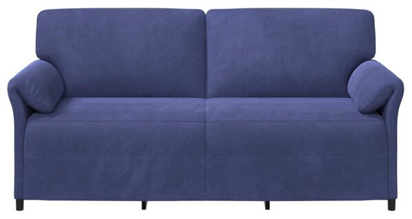 VidaXL 3-Fős kanapé Rendőrségi kék 198 x 83 x 95 cm Bársony