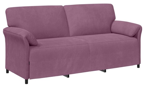 VidaXL 3-Fős kanapé Lila 198 x 83 x 95 cm Bársony