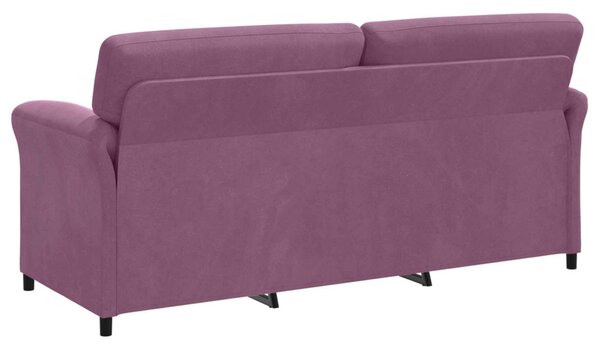VidaXL 3-Fős kanapé Lila 198 x 83 x 95 cm Bársony
