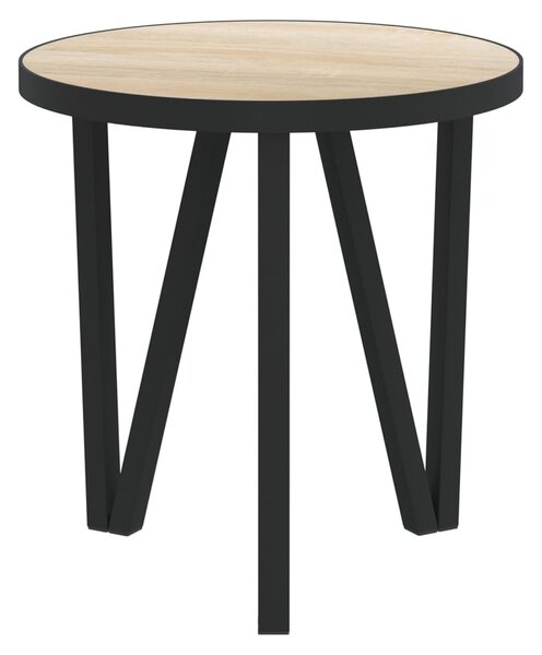 Sonoma-tölgyszínű MDF dohányzóasztal Ø35 cm