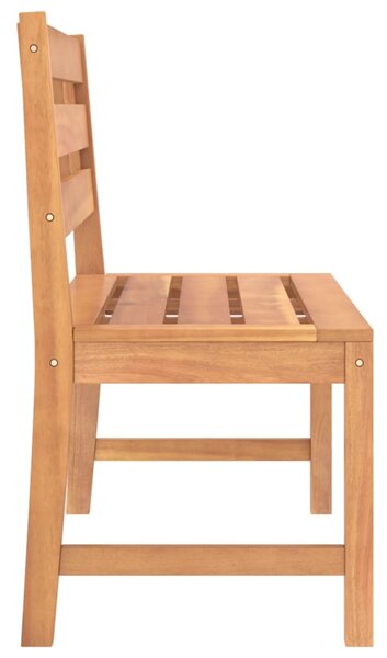 Tömör tíkfa kerti pad 114 cm