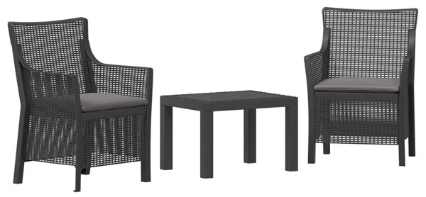 Hálószoba szett párnával 3 pcs Antracitszürke PP