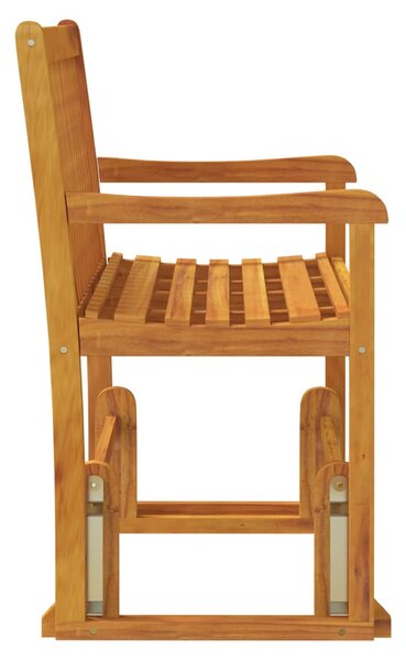 Tömör akácfa kerti hintapad 110 cm