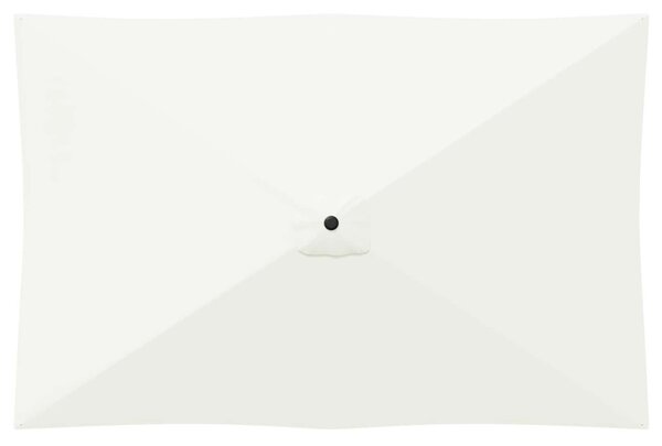 Kerti napernyő alappal 200 x 300 cm Poliészter Négyszögletes