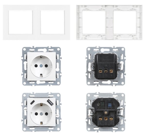 Nova dugalj USB csatlakozóval fehér kerettel