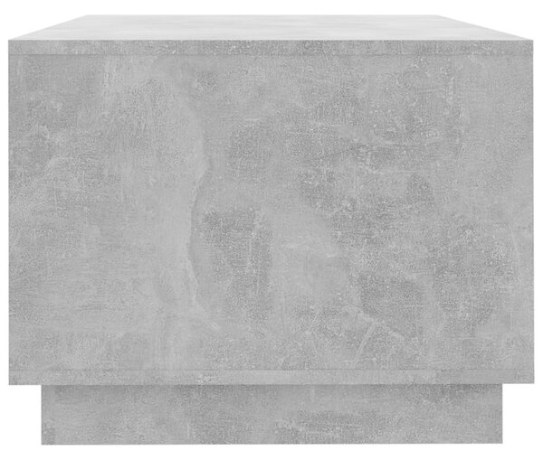 Betonszürke szerelt fa dohányzóasztal 102x55x43 cm
