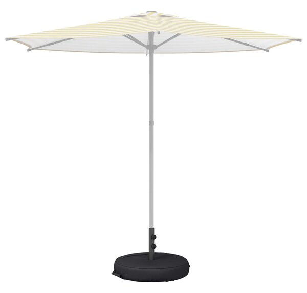 VidaXL Terasz napernyő talp 60 x 60 cm Acél Fekete