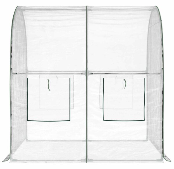 Vázszerkezetű üvegház 160 x 200 x 192,5 cm PVC Átlátszó