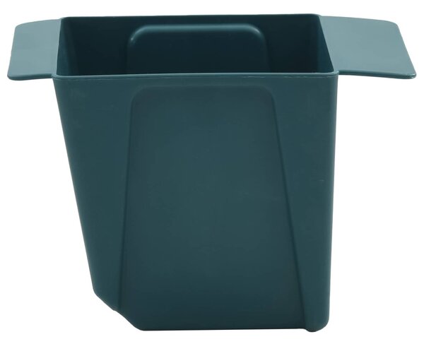 Virágboxok euro raklapokhoz 12 db Zöld 14 x 9 x 9,5 cm