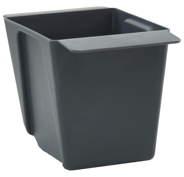 Virágboxok euro raklapokhoz 12 pcs Szürke 13,5 x 9 x 9,5 cm