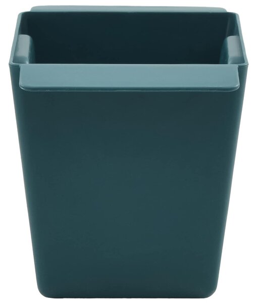 Virágboxok euro raklapokhoz 12 db Zöld 14 x 9 x 9,5 cm