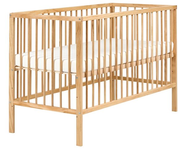 Kiságy Fenyő BELENGER 60 x 120 cm Világosbarna