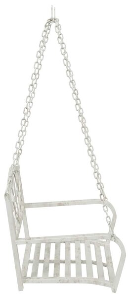 VidaXL Hinta Pad Acél 71,5 x 59 x 55 cm Antik fehér