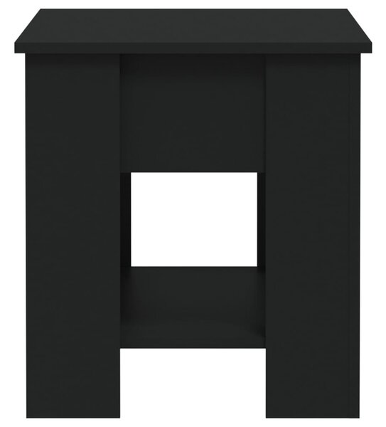 Fekete szerelt fa dohányzóasztal 101 x 49 x 52 cm