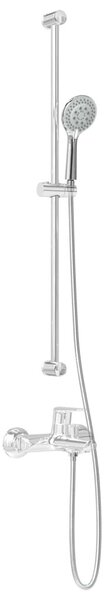 Zuhanyfej Készlet Krómszínű 150 cm Rozsdamentes Acél