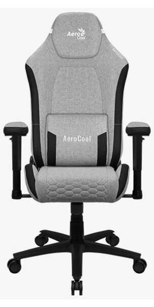 Aerocool CROWN AeroWeave Gamer szék - Világosszürke