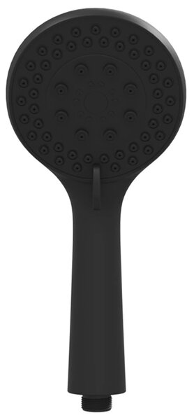 Zuhanyfej Készlet Fekete 150 cm Rozsdamentes Acél