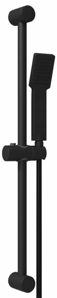 Zuhanyrendszer készlet Fekete 70 cm Rozsdamentes Acél