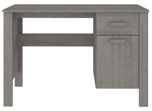 HAMAR világosszürke tömör fenyőfa íróasztal 113 x 50 x 75 cm