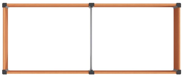 VidaXL Kerti magaságyás Barna 250 x 100 x 54 cm
