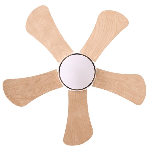 Mennyezeti ventilátor világítással BIVENS Távirányítóval LED Világosbézs
