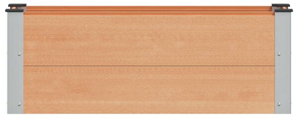VidaXL Kerti magaságyás Barna 100 x 30 x 36 cm