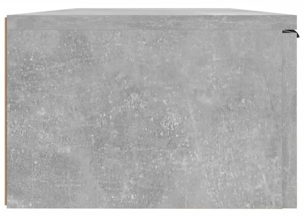 Betonszürke szerelt fa faliszekrény 68 x 30 x 20 cm