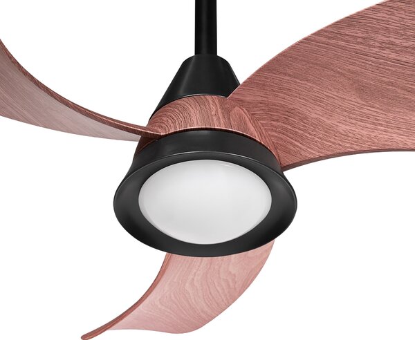 Mennyezeti ventilátor világítással HAINES Távirányítóval LED Fekete