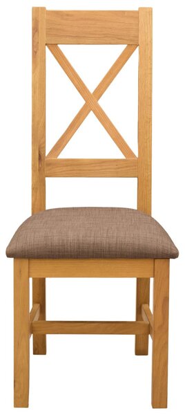 Étkezőszék 2 pcs Tömör Tölgyfa Szürke 45 x 54 x 105 cm