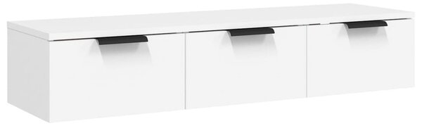 Fehér szerelt fa faliszekrény 102 x 30 x 20 cm