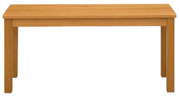Étkező pad 95 x 32 x 45 cm Tömör Tölgyfa Természetes