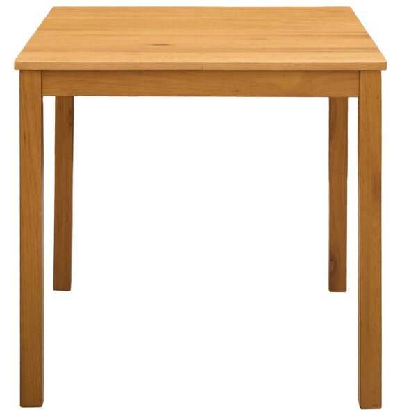 Étkezőasztal 75 x 75 x 75,5 cm Tömör Tölgyfa Természetes