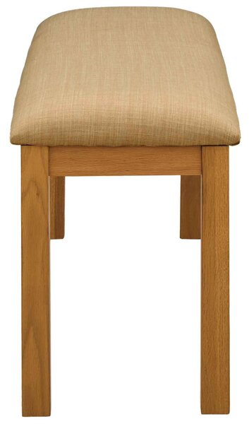 Étkező pad 95 x 32 x 45 cm Tömör Tölgyfa Bézs