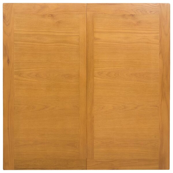 Étkezőasztal 90 x 90 x 75 cm Tömör Tölgyfa Természetes Négyzet