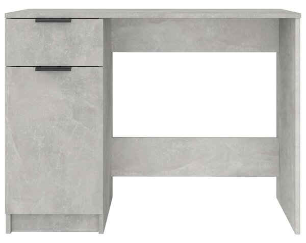 Betonszürke színű szerelt fa íróasztal 100 x 50 x 75 cm