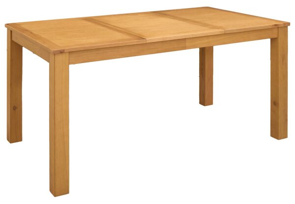 Étkezőasztal 150 x 85 x 75 cm Tömör Tölgyfa Természetes