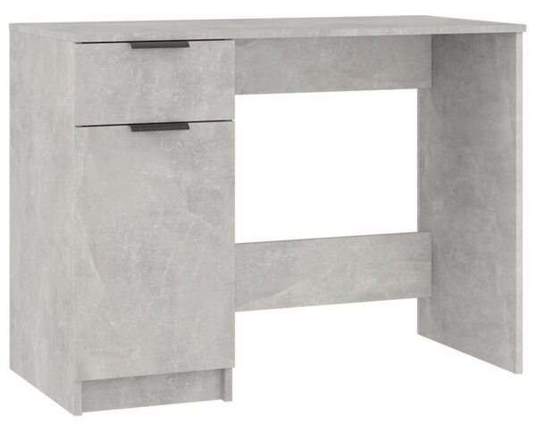 Betonszürke színű szerelt fa íróasztal 100 x 50 x 75 cm