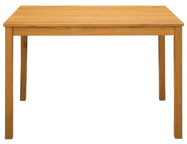 Étkezőasztal 110 x 75 x 75 cm Tömör Tölgyfa Természetes