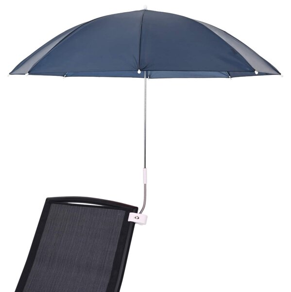 VidaXL Csipeszes napernyő 2 pcs Sötétkék Ø 105 x 86 cm 170T poliészter