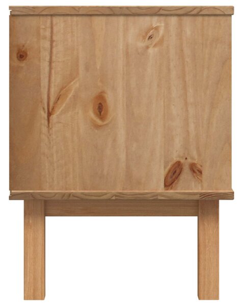 TV állvány OTTA 113,5 x 43 x 57 cm Fekete Tömör Fenyőfa