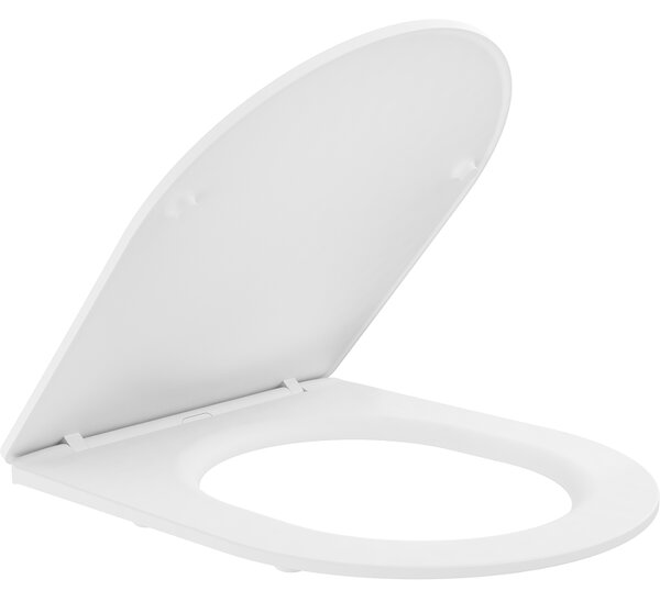 Mexen lassan csukódó slim deska, duroplast, fehér matt - 39740001