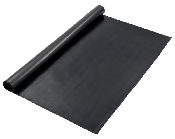 Padló Szőnyeg Fekete 1,2 x 2 m Gumi