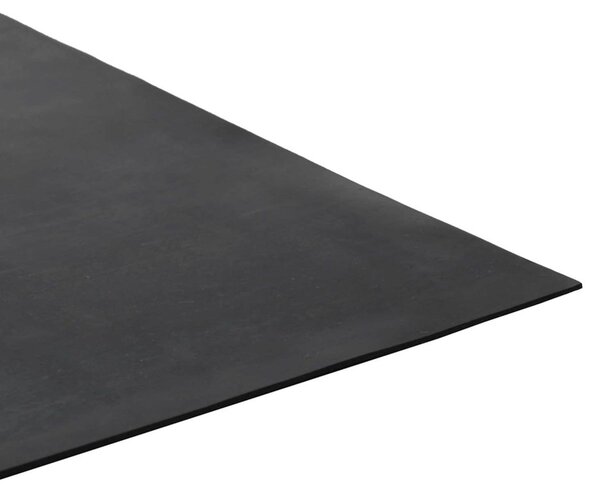 Padló Szőnyeg Fekete 1,2 x 2 m Gumi